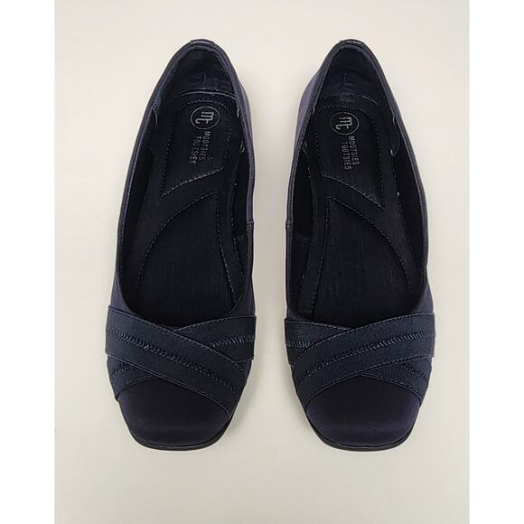 Mootsies Tootsies Modellie Casual Navy Blue Textile Upper Flat Shoes Size 8M - Picture 11 of 14